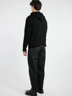 Marni - Knit Hoodie in Black