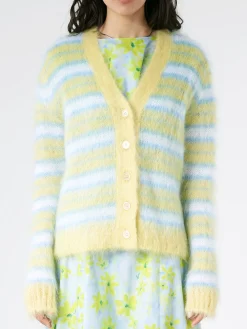 Marni - Mohair Cardigan in Celery