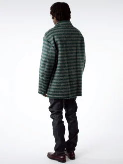 Marni - Mohair Coat in Spherical Green (Multi)