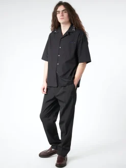 Marni - Organic Poplin Cotton Bowling Shirt in Black