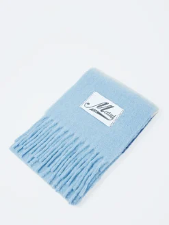 Marni - Striped Alpaca-Mohair Scarf in Lake