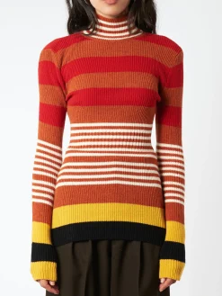 Marni - Turtleneck L/S Sweater in Clay