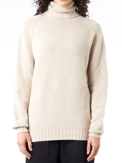 Ma'ry'ya - Chunky Turtleneck in Beige