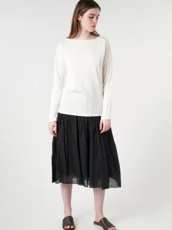 Ma'ry'ya - Long Sleeve Tee in White