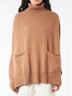 Ma'ry'ya - YLK023 Turtleneck in Camel
