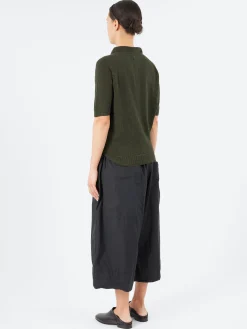 Ma'ry'ya - YPK002 Polo in Moss Green