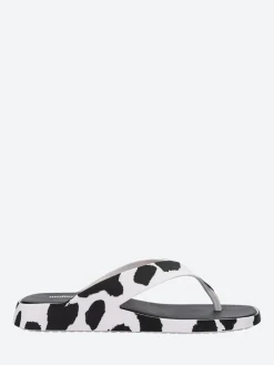 Melissa - Brave Flip Flop in Black and White
