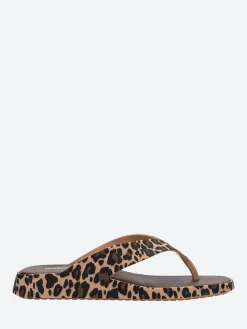 Melissa - Brave Flip Flop in Brown Cheetah