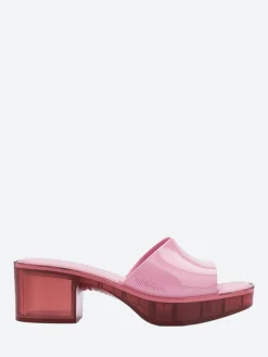 Melissa - Shape Slide Sandals in Pink