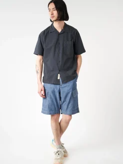 Merz b. Schwanen - Bowling Shirt in Charcoal