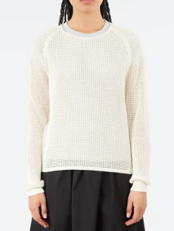 Merz b. Schwanen - CROCHET01 Crochet Pullover in Nature