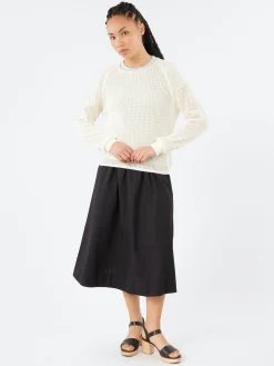 Merz b. Schwanen - CROCHET01 Crochet Pullover in Nature