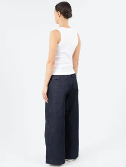 Merz b. Schwanen - Iconic Ribbed Tank in White