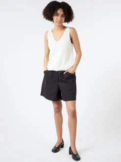 Merz b. Schwanen - Knitted Tank Top in White