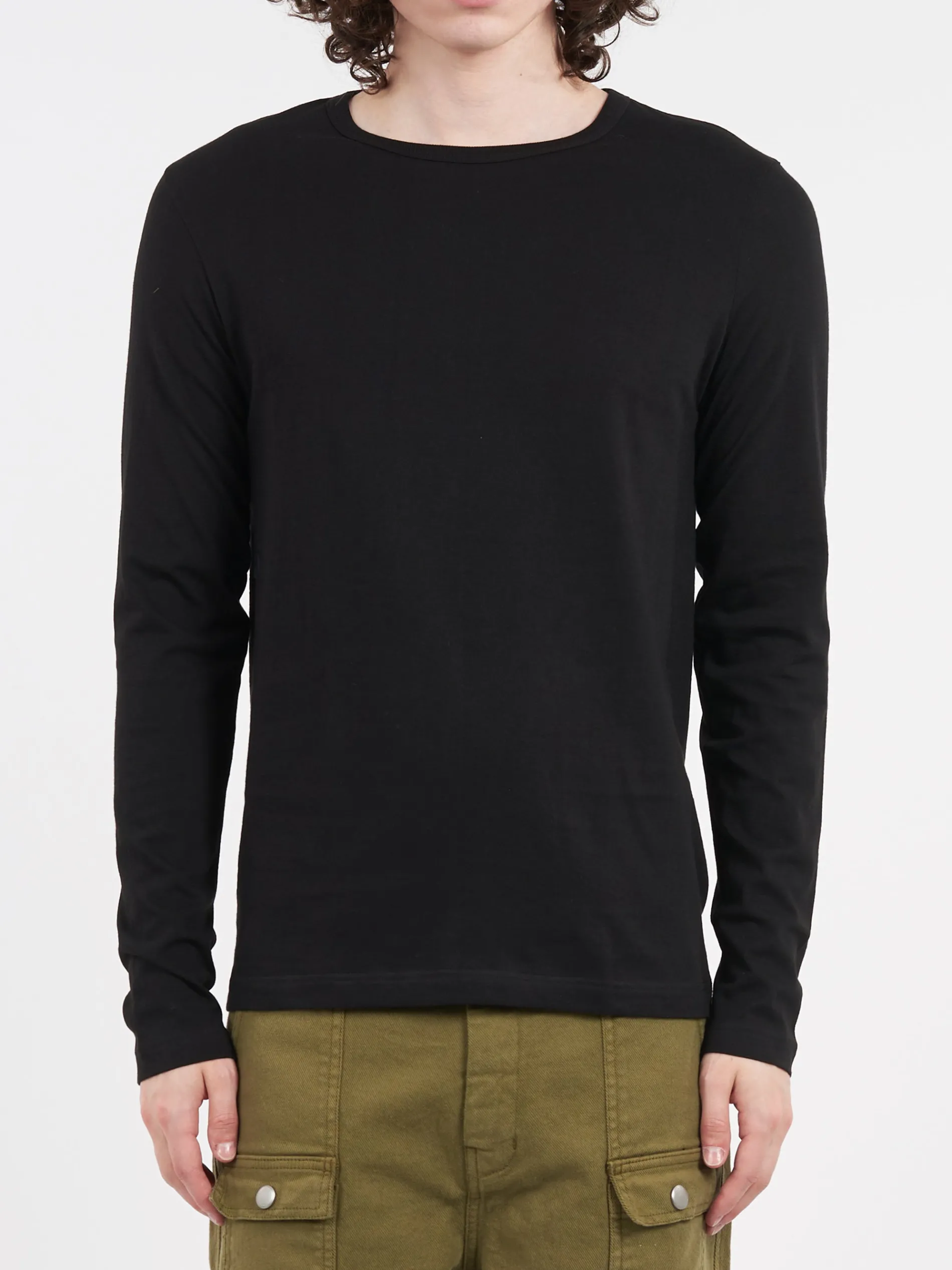 Merz b. Schwanen - Loopwheeled Longsleeve in Black