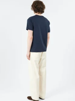 Merz B. Schwanen - Pima T-Shirt in Dark Navy