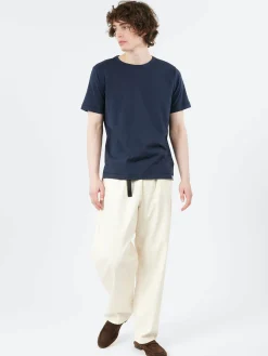 Merz B. Schwanen - Pima T-Shirt in Dark Navy