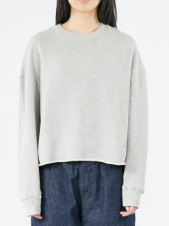 Merz b. Schwanen - Retro Fleece Sweatshirt in Grey