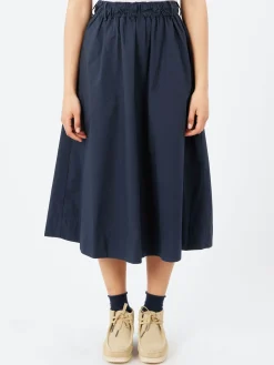 Merz b. Schwanen - SKIRT01 Relaxed Fit Skirt in Dark Navy