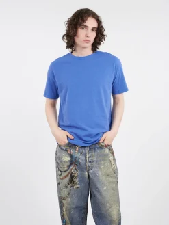 Merz b. Schwanen - Unisex T-Shirt in Washed Blue