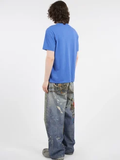 Merz b. Schwanen - Unisex T-Shirt in Washed Blue