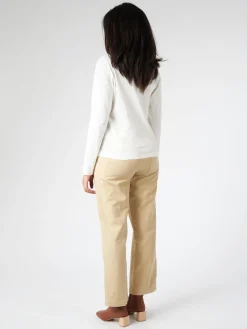 Merz b. Schwanen - Women's Relaxed Longsleeve T-Shirt in White