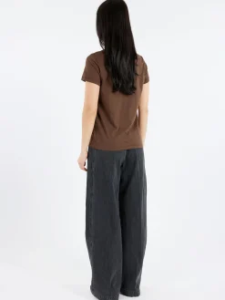 Merz b. Schwanen - Women's Relaxed T-Shirt in Chocolate