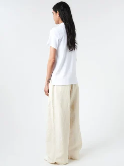 Merz b. Schwanen - Women's Terry Polo Shirt in White