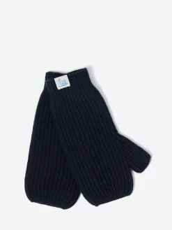 Merz b. Schwanen - Wrist Warmers in Dark Navy