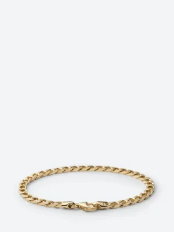 Miansai - 4mm Cuban Chain Bracelet in Polished Gold