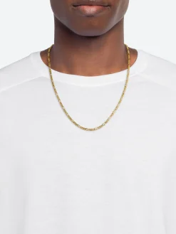 Miansai - 3mm Figaro Chain Necklace in Gold Polished