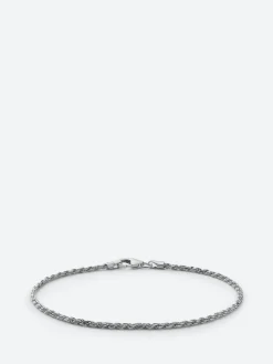 Miansai - 1.8mm Rope Chain Bracelet in Polished Silver