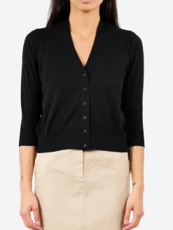 MJ Watson - 2504 Cardigan in Black