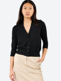 MJ Watson - 2504 Cardigan in Black