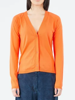 MJ Watson - 2510 Cardigan in Flame Orange