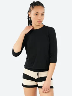 MJ Watson - 2512 Round Neck Pullover in Black