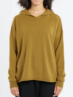 MJ Watson - Cashmere Blend Hoodie in Avocado