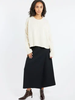 MJ Watson - Cashmere Blend Sweater in Natural