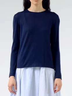 MJ Watson - Roundneck Pullover in Navy