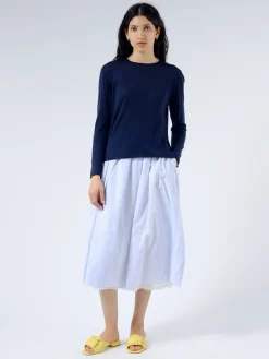 MJ Watson - Roundneck Pullover in Navy