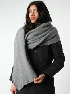 MJ Watson - Wool Cashmere Scarf in Grey