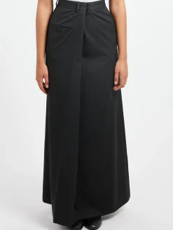 MM6 - Long Skirt in Black