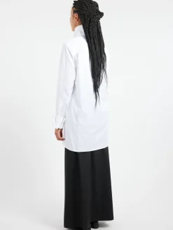 MM6 - Long Sleeved Shirt in White
