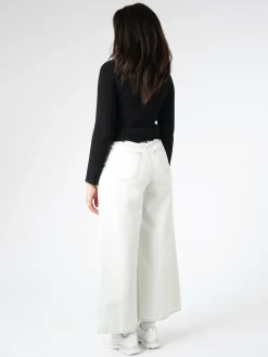 MM6 - Raw Hem Camionneur Sweater in Black