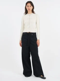 MM6 Maison Margiela - Crewneck Sweater in Off White