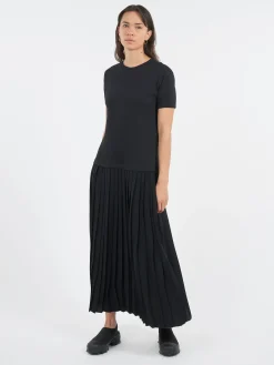 MM6 Maison Margiela - Midi Dress in Black