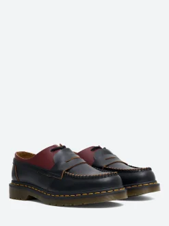 MM6 Maison Margiela x Dr. Martens - 1461 Penton Mash Up in Black and Cherry