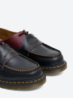 MM6 Maison Margiela x Dr. Martens - 1461 Penton Mash Up in Black and Cherry