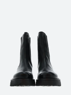 Moma - 74302 Chelsea Boots in Nero Cusna