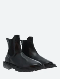 Moma - 53303 Chelsea Boots in Nero Tebe